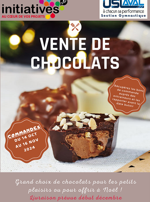 Vente de chocolats